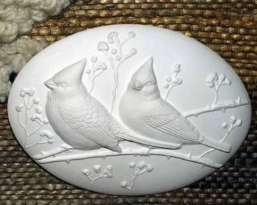 Motivplakette - Cardinal - Insert - Schrühware