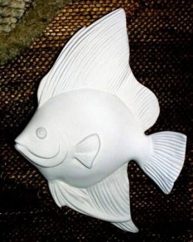 großer Goldfisch für die Wand – 24,4 x 24,8 cm - Schrühware