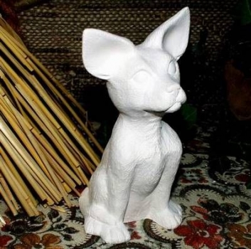Sitzender Chihuahua – Schrühware