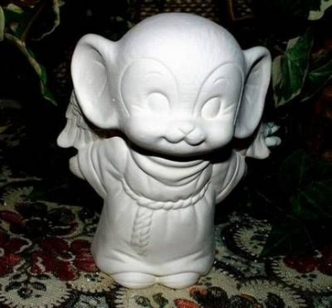 Mausengel-Junge – 12 cm hoch - Schrühware