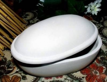 Kleine ovale Dose – 12,7 cm - Schrühware