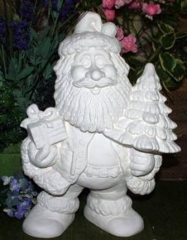 Weihnachtsmann mit Baum – Schrühware