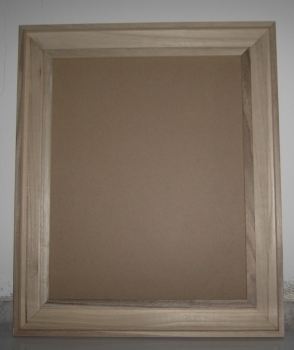 RICO-Holzrahmen 63 x 53 x 3 cm mit Ausschnitt 40 x 50 cm zum Selbstgestalten – Verwendung in Hoch- und Querformat
