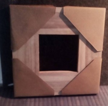 Atelier-Rahmen für Keilrahmen 10 x 10 cm – Holz – unbehandelt zum Selbstgestalten
