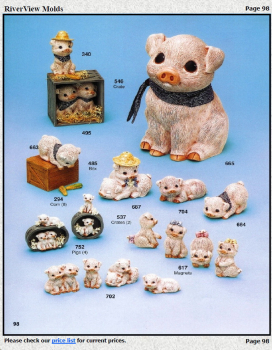 Katalogseite 98 von RIVERVIEW – Gießformen sind aktuell lieferbar – bitte Preise anfragen