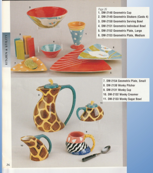Katalogseite 26 von DUNCAN – 8. Edition von 1998 – Gießformen sind aktuell lieferbar – bitte Preise anfragen