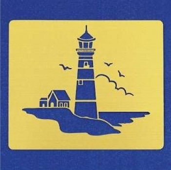 Embossingschablone - Leuchtturm – 80 x 70 mm – statt 2,80 EUR