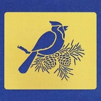 Embossingschablone - Vogel – 80 x 70 mm – statt 2,80 EUR