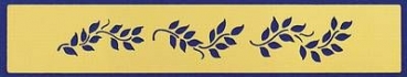 Rand-Embossingschablone – Blätterranken – 30 x 180 mm – statt 3,35 €
