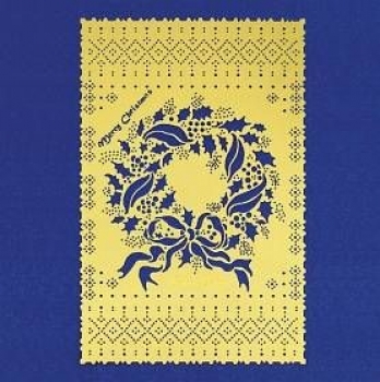 Stech- und Prägeschablone – 145 x 95 mm – Blumenkranz – von Jenny Design – statt 5,70 EUR
