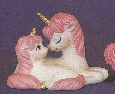 ALBERTAS–Gießform – neu – Einhorn mit Baby – 8,5 x 13,5 cm