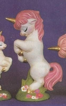 ALBERTAS-Gießform – neu – aufbäumendes Mama-Einhorn – 17,5 cm hoch – Sonderangebot