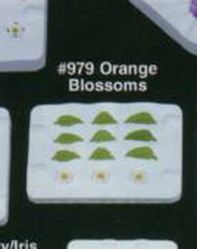ALBERTAS-Giessform – neu – Orangenblüten – 12teilig bis 2,5 cm - USA