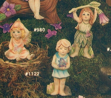 Elfen im 3er-Set – bis 9,2 cm hoch – Schrühware