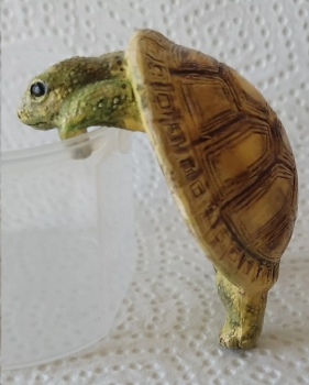 ALBERTAS-Gießform – neu – Kletter-Schildkröte – 7,5 cm lang – Sonderangebot