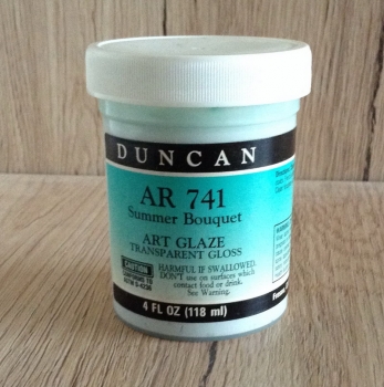 AR-741 - Summer Bouquet - Art Glaze - Transparent Gloss - 1.000 bis 1.020°C - DUNCAN-Flüssigglasur - 118 ml