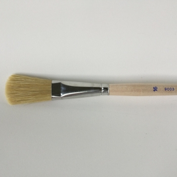 BOTZ - Pinsel – Schweineborste – Borsten 3,5 cm lang - 2,5 cm breit - Größe 16