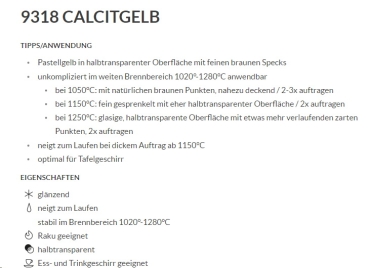 BOTZ PRO – Calcitgelb – 1.020 bis 1.280 °C – 800 ml