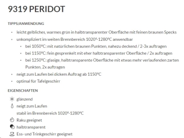 BOTZ PRO – Peridot – 1.020 bis 1.280 °C – 200 ml