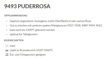 Puderrosa – matt - 200 ml - von BOTZ