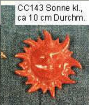 CARINA–Gießform – gebraucht – Sonne – 10 cm Ø – Neuwert 28 EUR – neuwertige Form