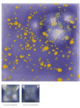 CG-1010 – Periwinkle Sky - MAYCO Jungle Gems ® – Kristallglasur – NONTOXIC – 1.000 bis 1.045 °C - Cone 06 bis Cone 05 – 16oz = 472 ml