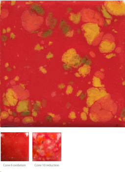CG-756 – Firecracker - MAYCO Jungle Gems ® – Kristallglasur – NONTOXIC – 1.000 bis 1.045 °C - Cone 06 bis Cone 05 – 16oz = 472 ml