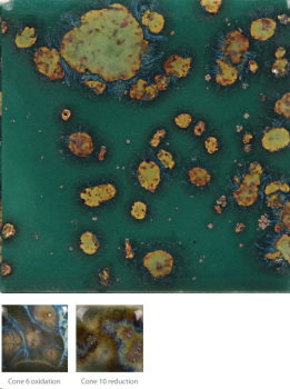 CG-780 – Mystic Jade - MAYCO Jungle Gems ® – Kristallglasur – NONTOXIC – 1.000 bis 1.045 °C - Cone 06 bis Cone 05 – 4oz = 118 ml