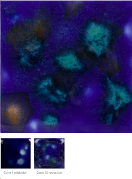 CG-958 – Lagoon Blue –  MAYCO Jungle Gems ® – Kristallglasur – NONTOXIC – 1.000 bis 1.045 °C - Cone 06 bis Cone 05 – 16oz = 472 ml