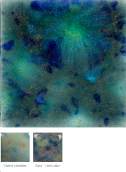 CG-962 – Blue Azure –  MAYCO Jungle Gems ® – Kristallglasur – NONTOXIC – 1.000 bis 1.045 °C - Cone 06 bis Cone 05 – 16oz = 472 ml