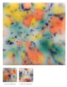 CG-981 – Fruit Freckles –  MAYCO Jungle Gems ® – Kristallglasur – NONTOXIC – 1.000 bis 1.045 °C - Cone 06 bis Cone 05 – 16oz = 472 ml