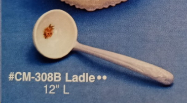 ALBERTAS-Gießformen -neu – BAVARIA – Suppenkelle – groß – 30 cm lang – 10 cm Ø - USA