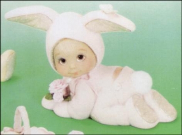 DONAS-Gießform - neu – Hasen-Baby – krabbelnd – 15 cm lang - USA