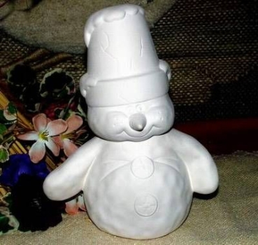 DONAS-Gießform - neu – Crackpot-Schneemann – 22,5 cm hoch - USA