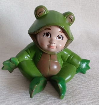 DONAS-Gießform - neu – sitzendes Froschbaby – 19 cm breit - USA