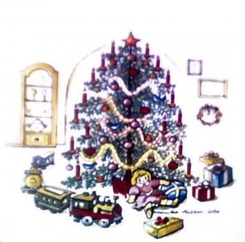 Decal – Weihnachtszimmer  – 85 mm – DISC