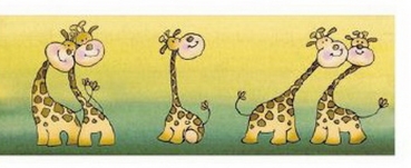 Decal – Giraffen – Rundum-Motiv für Becher – 7 x 20 cm