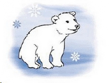 Decal – Polarbär – Eisbär – 60 mm