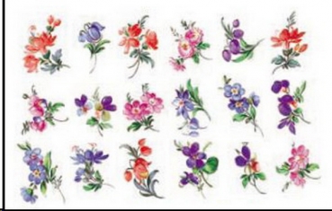 Decals – Streublumen im 18er-Set – je 25 mm - DISC