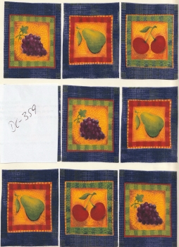 Decals – Obst – 8er-Set – je  8,5 x 6,5 cm – DISC