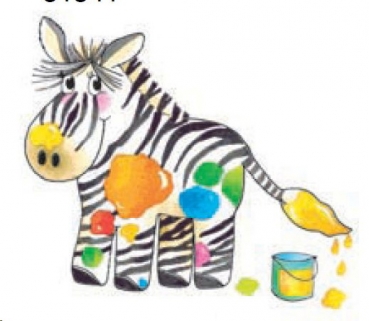 Decal – Zebra – 55 x 60 mm