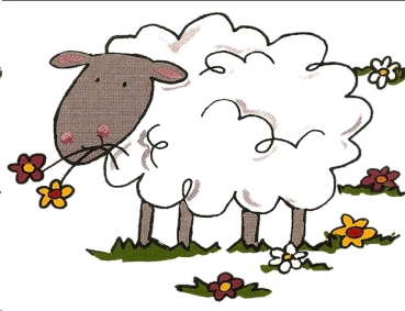 Decal – Wolkenschaf – Sheep - 95 x 70 mm