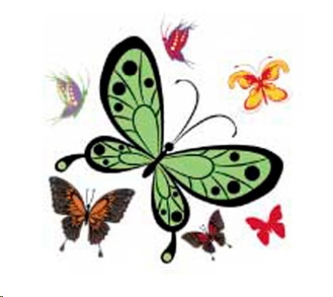 Decal – Schmetterlinge – Butterfly Spring – 45 mm
