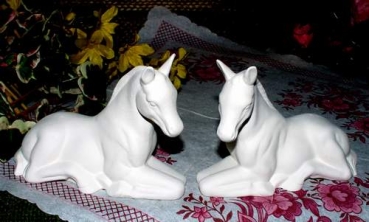 DocHolliday-Gießform - neu – Pferde im 2er-Set – je 15 cm lang - USA