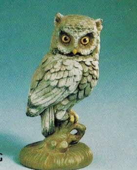 DUNCAN-Gießform - neu – Eule auf Stamm – 15 cm hoch – USA