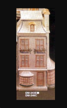 DUNCAN-Gießformen (2) - neu – Viktorianisches Haus – Behälter mit Deckel – Dose – 22,8 cm hoch – USA