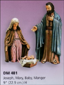 DUNCAN-Gießform - neu – Krippefiguren groß – Heilige Familie - USA