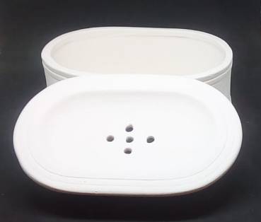 Seifenschale und Ringdose im Set – Schrühware