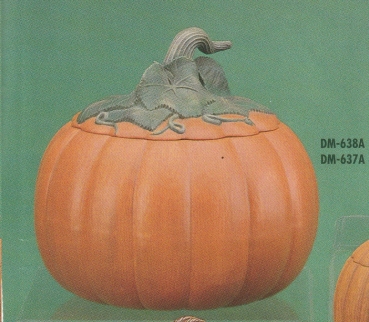 DUNCAN-Gießformen - neu – Kürbis-Dose mit Deckel – auch für Windlicht – 24 x 23 cm - USA
