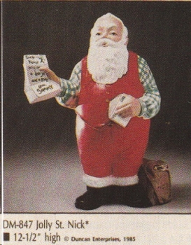 DUNCAN-Gießform - neu – Jolly St. Nick – 33 cm hoch - USA